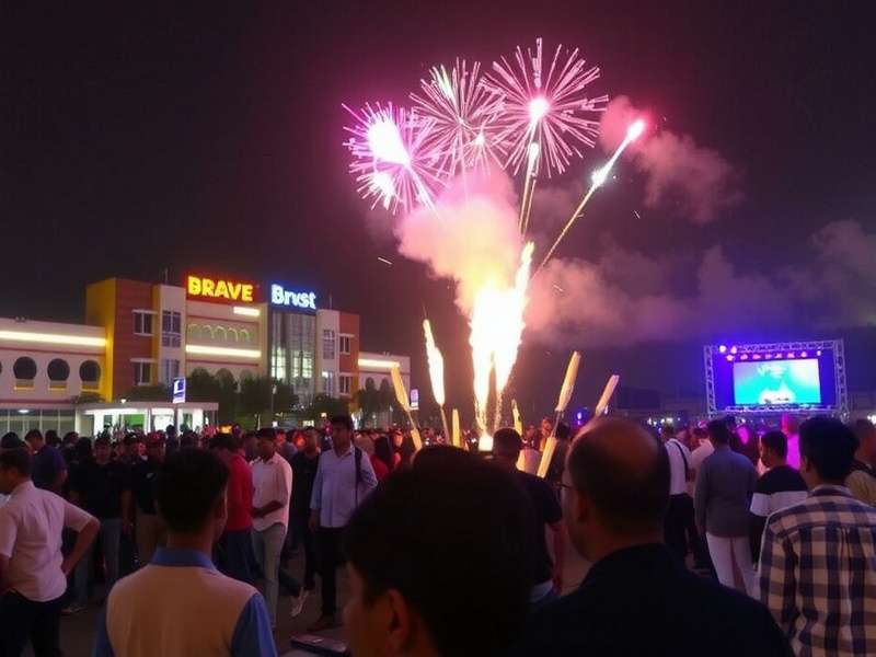 Diwali celebration event in Brave S Burst Vadodara Brave S Burst Vadodara Diwali event